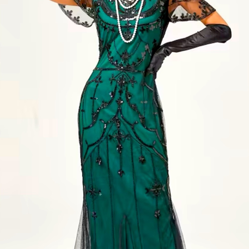 Gorgeous flapper style dress size Large